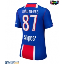 Ženski Nogometni dresi Paris Saint-Germain Joao Neves #87 Domači 2026-27 Kratek Rokav